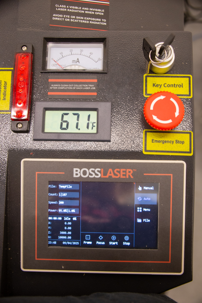 Control panel and workbed